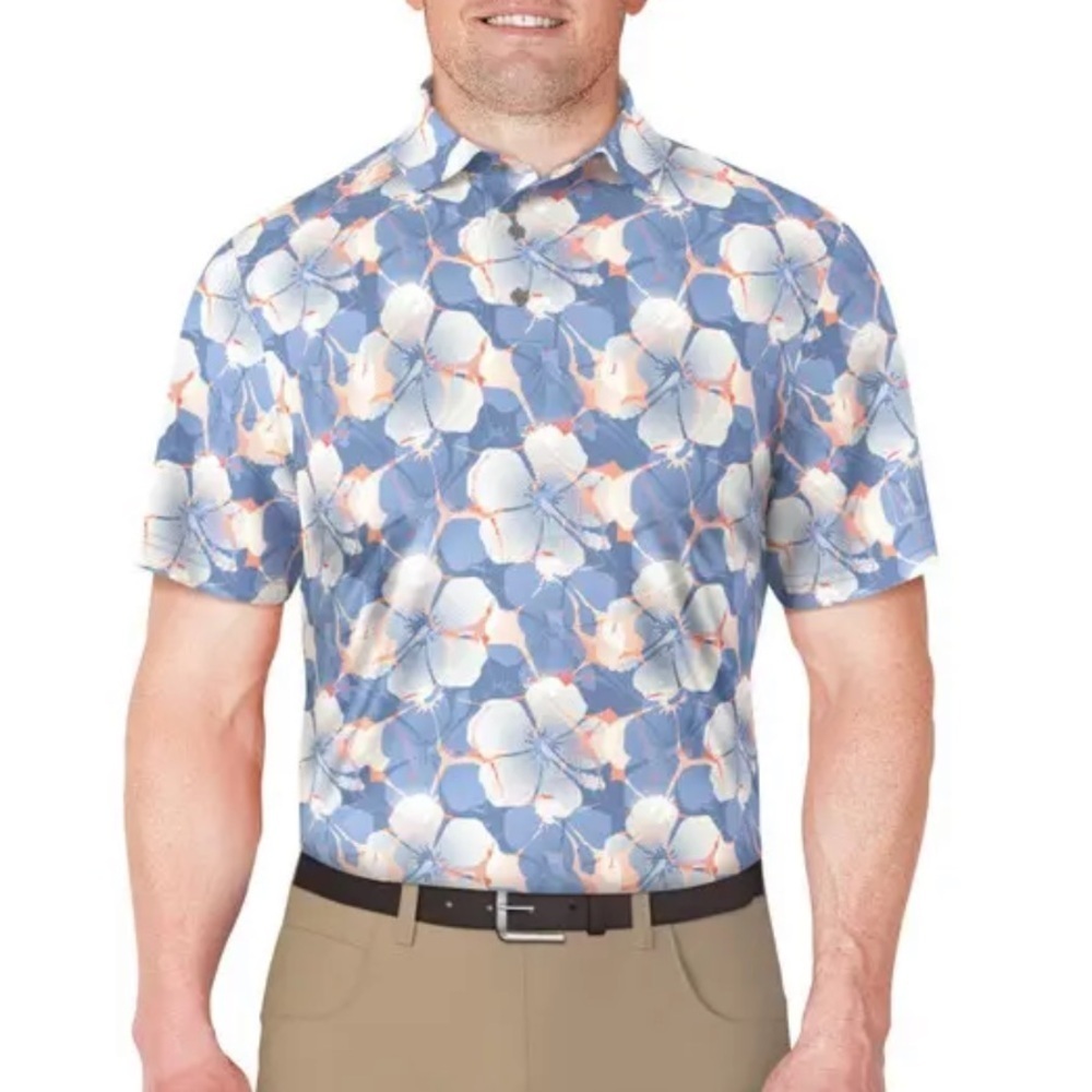 Mens PGA Tour Golf Shirt Sz M UPF 30 NWT